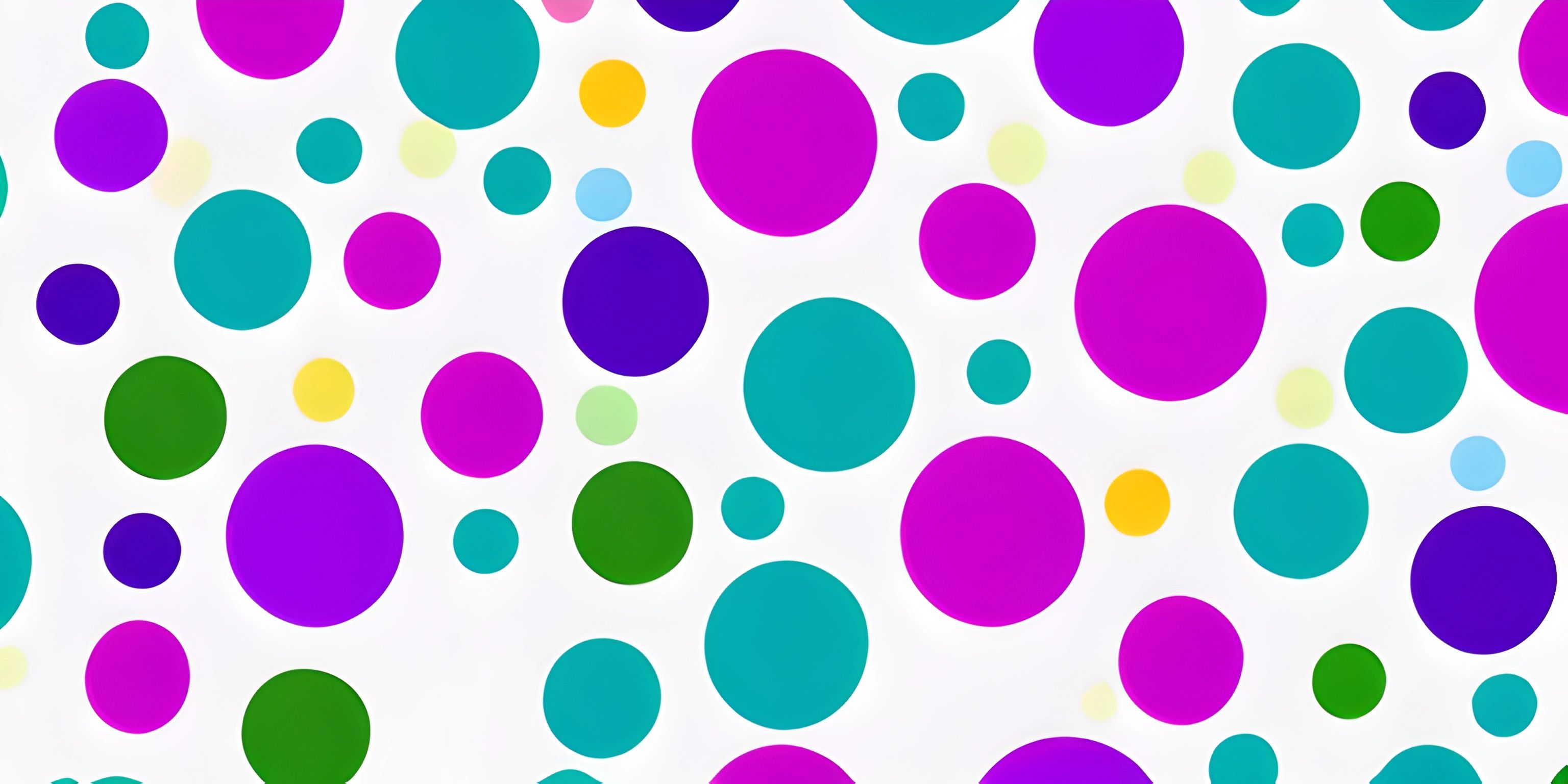 this is an image of colored dots on a white surface with a blue, purple and green background