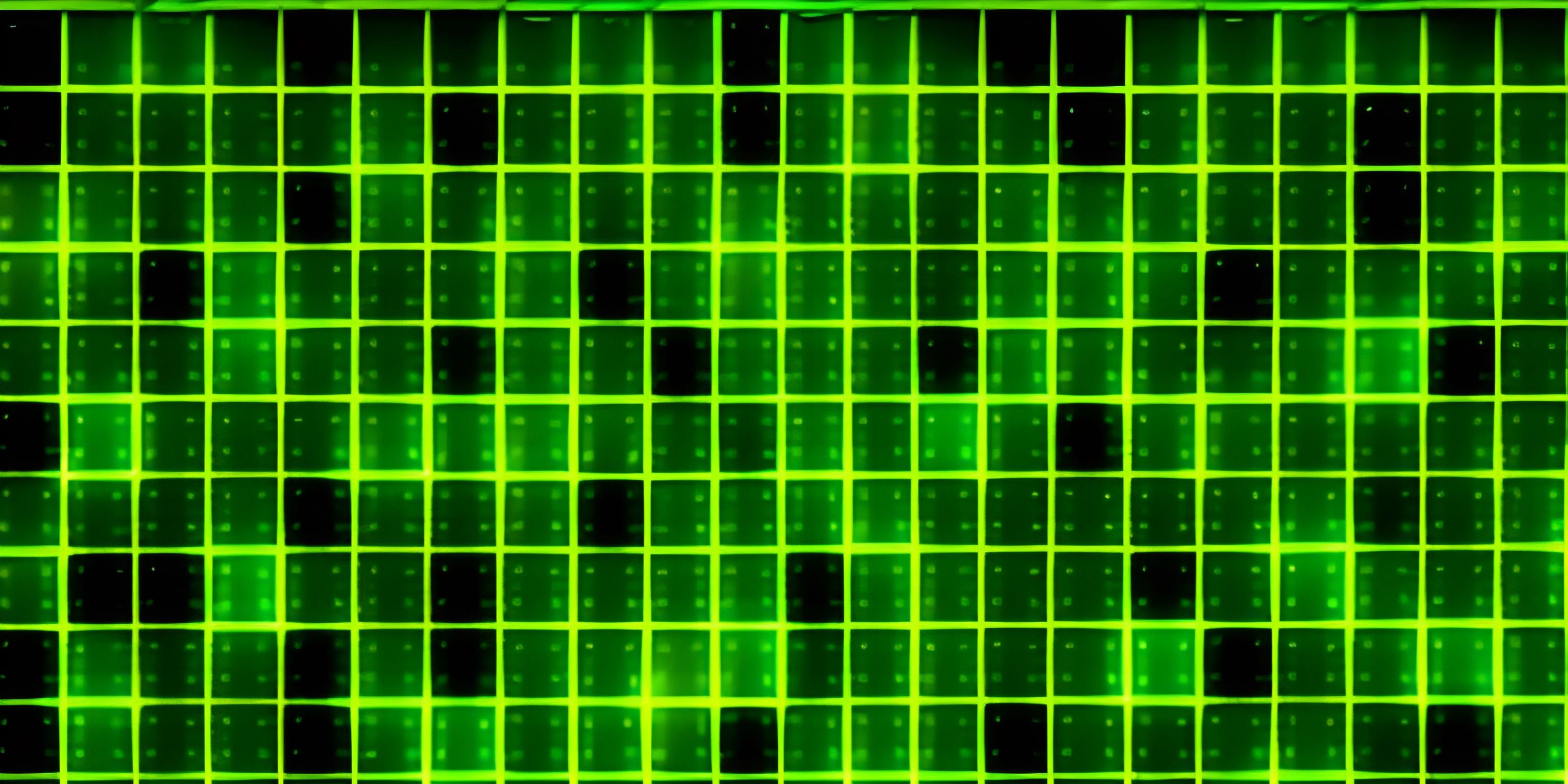 green computer network grid meshes pattern in seamlessly motion - pixelated image stock photo