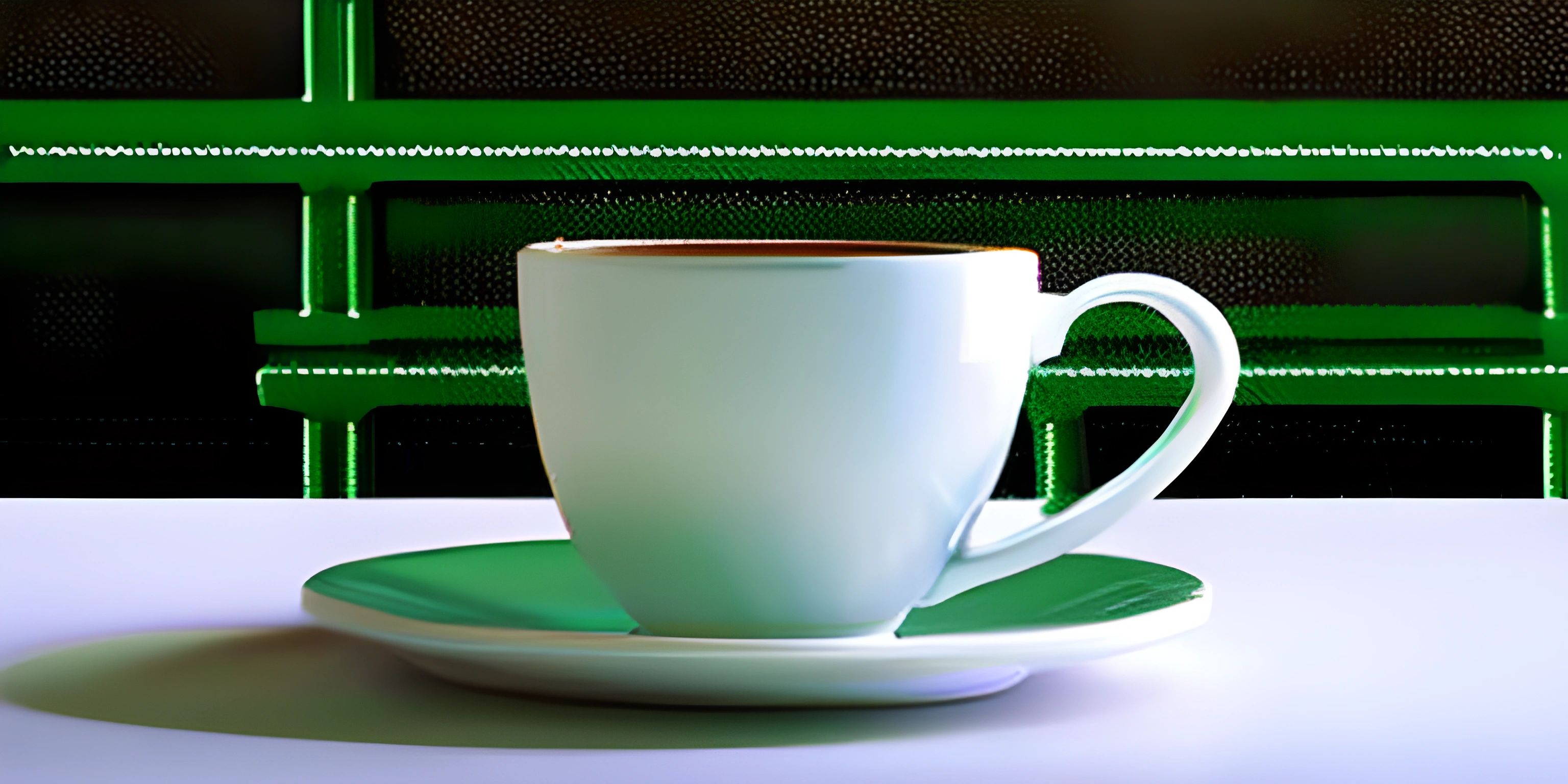 a cup of coffee is sitting on top of a saucer with its saucer down