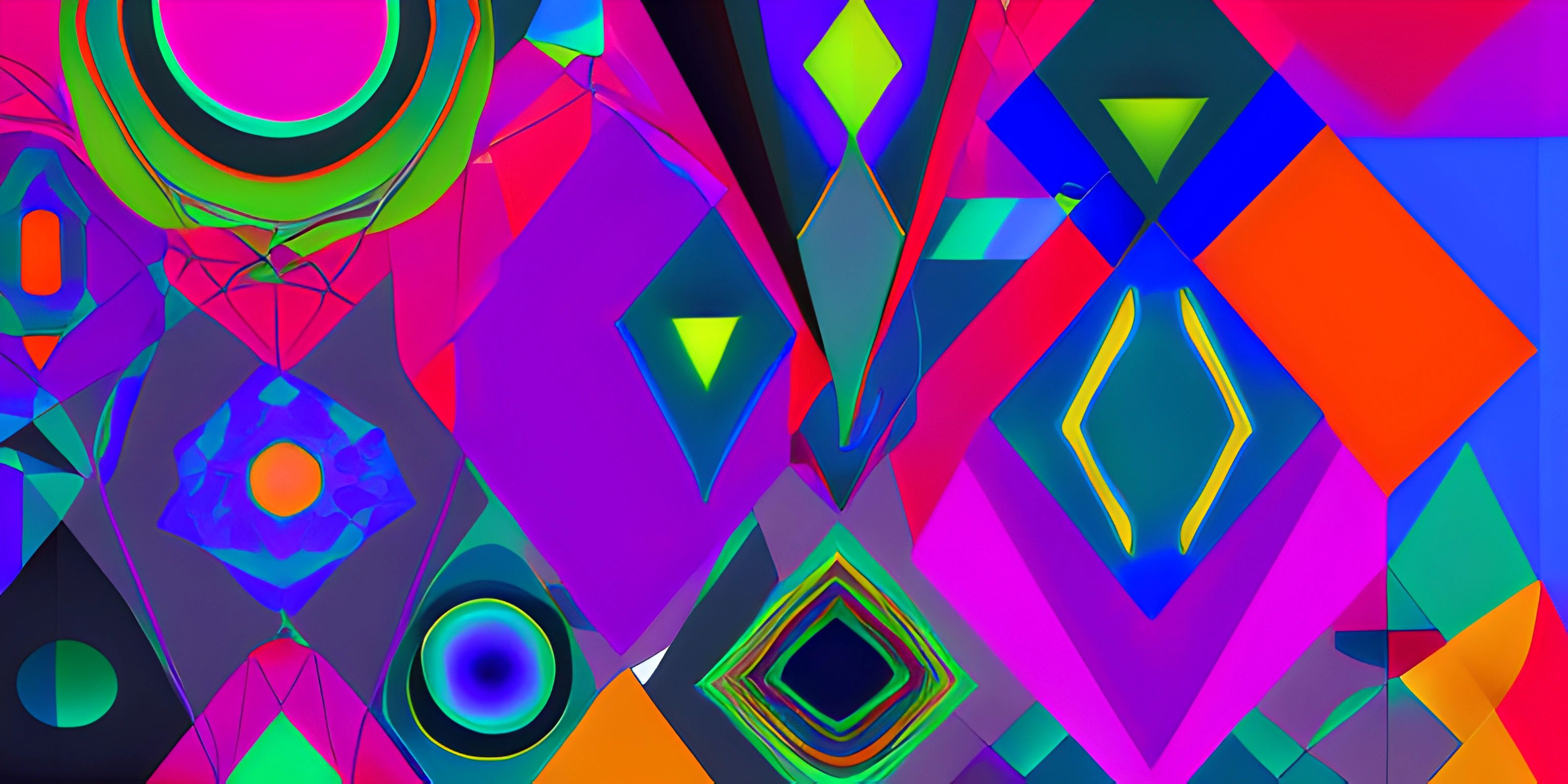 colorful abstract art background with lots of colorful shapes and colors on them, including the large square
